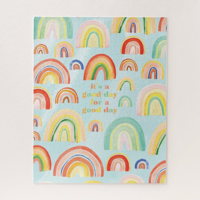 It's a Good Day for a Good Day Rainbow Jigsaw Puzzle (Vertical)
