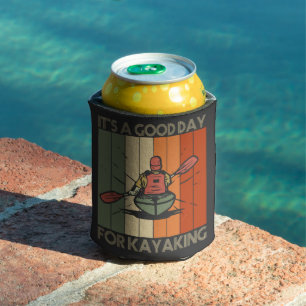 It's a good Day For Kayaking Funny Outdoors Lake Can Cooler