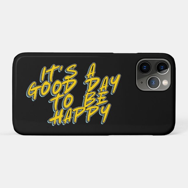 IT'S A GOOD DAY TO BE HAPPY Case-Mate iPhone CASE (Back (Horizontal))