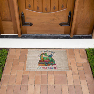 It's A Good Day To Read A Book  Fiber Doormat