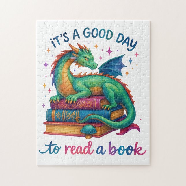 It's A Good Day To Read A Book  Jigsaw Puzzle (Vertical)
