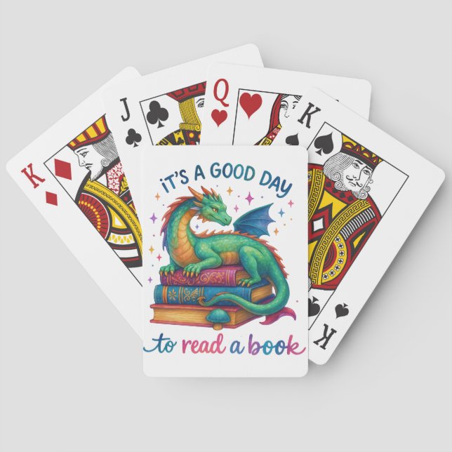 It's A Good Day To Read A Book  Poker Cards (Back)