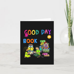 It's A Good Day To Read A Book Reading Club Card