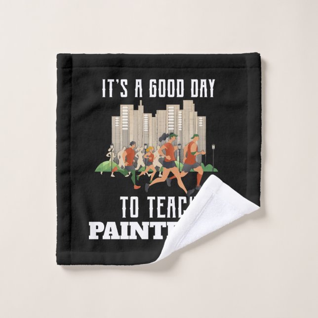 It's A Good Day To Teach Paintball Wash Cloth (Wash Cloth)