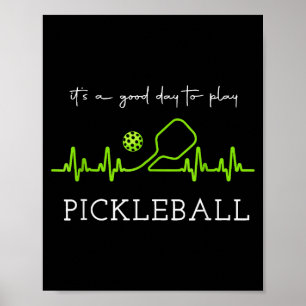 It's A Good Days To Play Ckleball Player Ckleball Poster