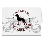 It's a Great Dane (Front Horizontal)