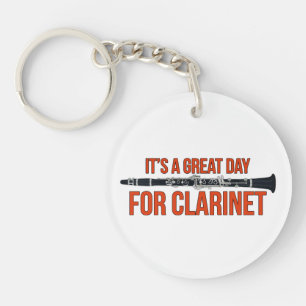 It's A Great Day for Clarinet Keychain