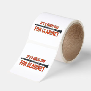 It's A Great Day for Clarinet Square Sticker
