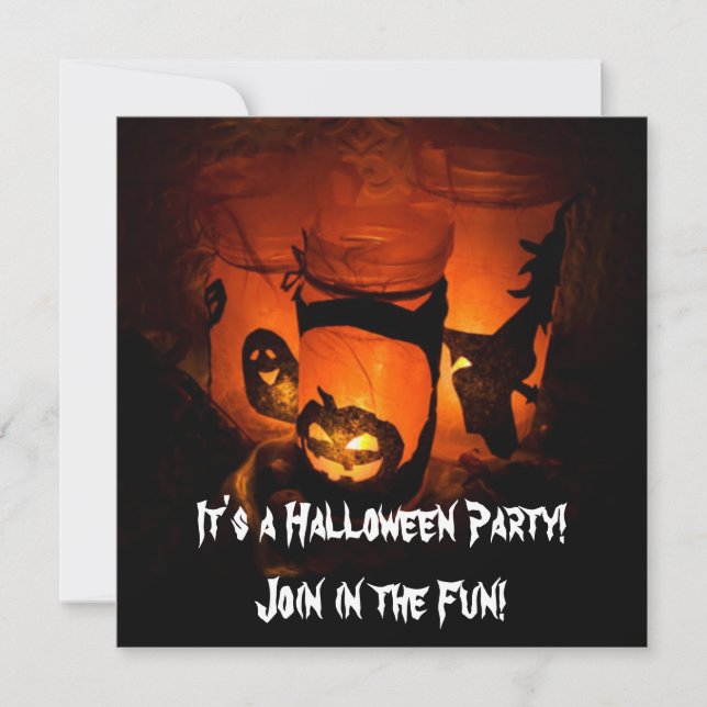 It's a Halloween Party Invitation (Front)