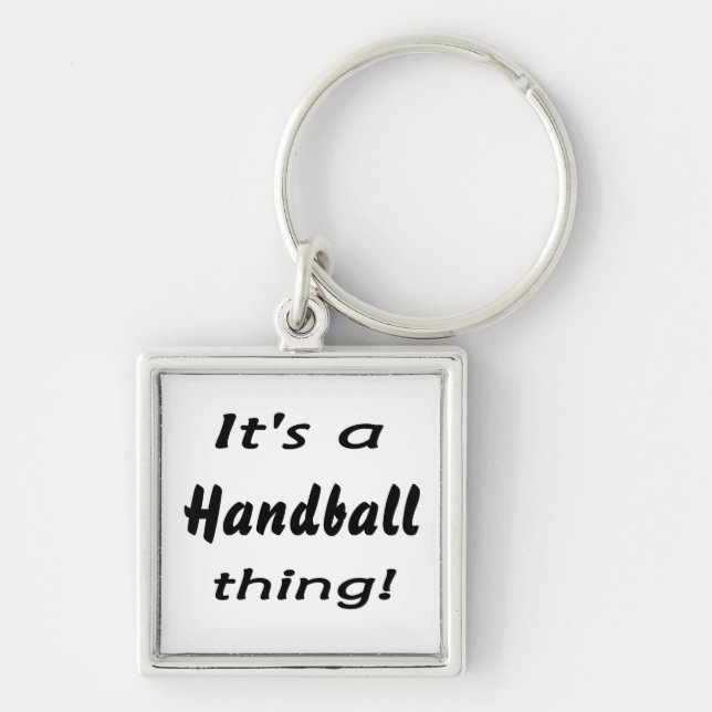 It's a handball thing! keychain (Front)
