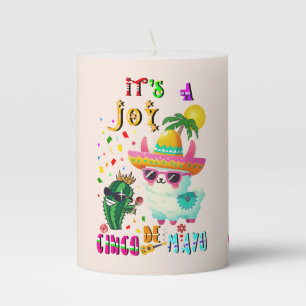 It's A Joy Cinco De Mayo Pillar Candle