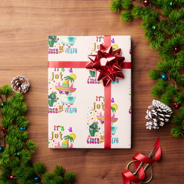 It's A Joy Cinco De Mayo Wrapping Paper (Holiday Gift)