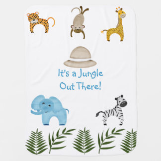 It's a Jungle Out There! Stroller Blanket