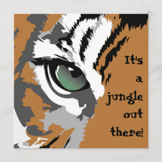 It's a Jungle Tiger Invitations