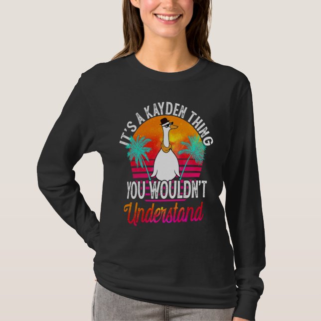 It's A Kayden Thing You Wouldn't Understand  Kayde T-Shirt (Front)