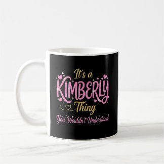 It's A Kimberly Thing Pink Gold Women Gift Coffee Mug