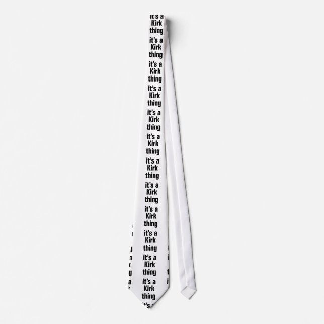its a kirk thing tie (Front)