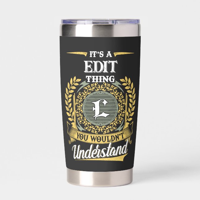 It's a L_TUM Thing You Wouldn't Understand Insulated Tumbler (Front)