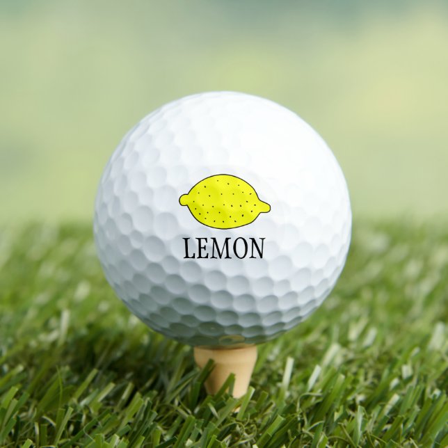 It's a lemon golf ball (Insitu Tee)