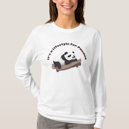 Its a Lifestyle for Pandas Panda Animal Funny T_Shirt