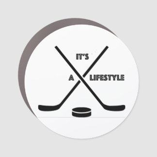 It's a Lifestyle Hockey Sticker Car Magnet