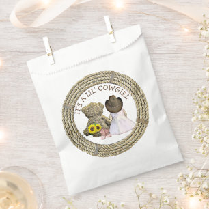 It's a Lil' Cowgirl Baby Shower Favor Bag