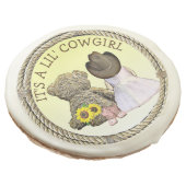 It's a Lil' Cowgirl Baby Shower    Sugar Cookie (Angled)