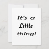 It's a little thing! (Front)