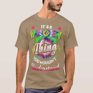 It's A Magen Thing - Nostalgia Tie Dye 60s 70s Mag T-Shirt