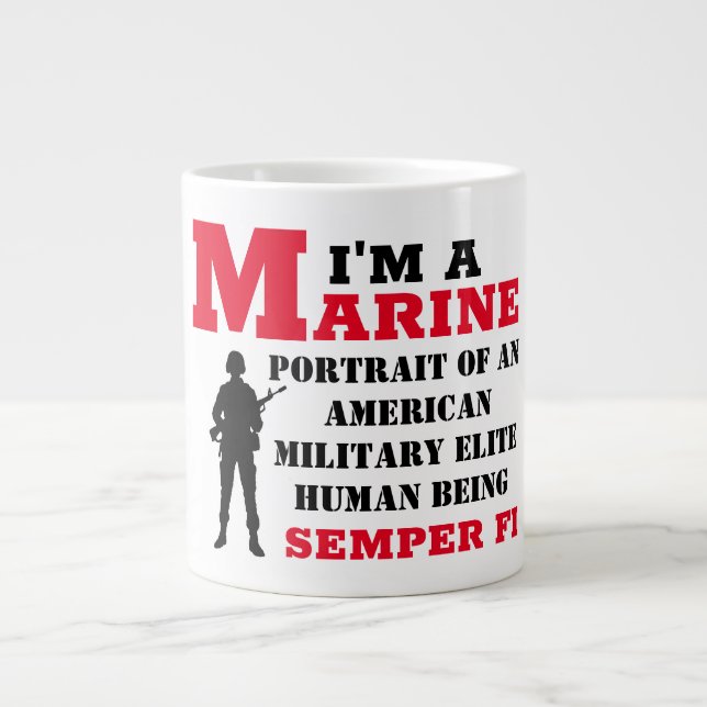 IT'S A-MARINE-THING GIANT COFFEE MUG (Front)