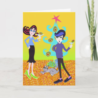 It's a Martini Christmas Holiday Card