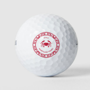 IT'S A MARYLAND THING (CRABS) GOLF BALLS