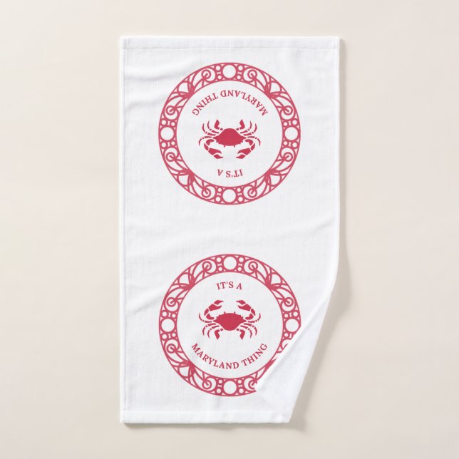 IT'S A MARYLAND THING (CRABS) HAND TOWEL  (Hand Towel)