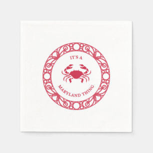 IT'S A MARYLAND THING (CRABS) NAPKINS