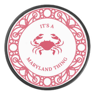IT'S A MARYLAND THING (CRABS) Puck