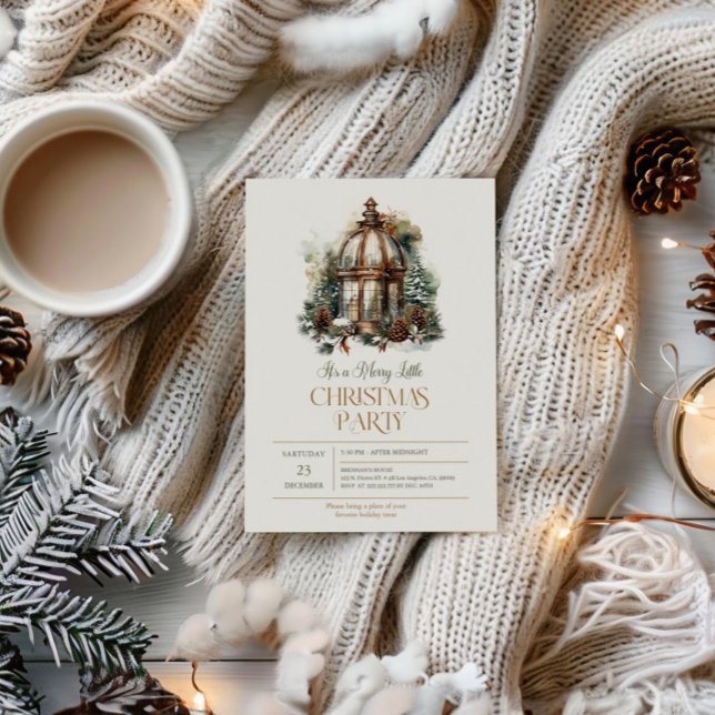 It's a Merry Little Christmas Party Invitation (Creator Uploaded)