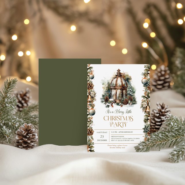 It's a Merry Little Christmas Party Invitation (Creator Uploaded)