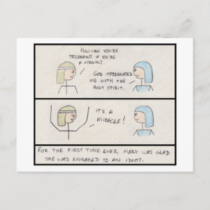 "It's a Miracle!" Postcard