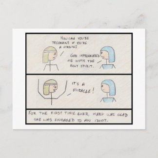 "It's a Miracle!" Postcard