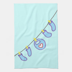 It's A New Baby Boy! Kitchen Decor Towel