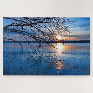 It's A New Day Over the River, Sunrise Photograph