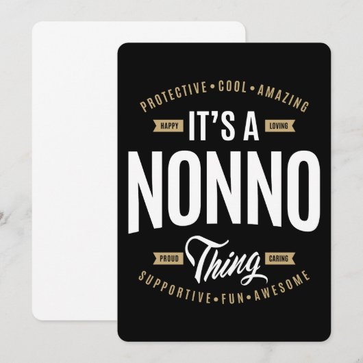 It's a Nonno Thing (Front/Back)