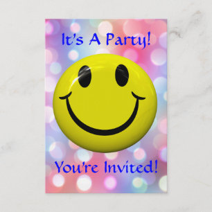 It's A Party! Fun, Colorful Invitation