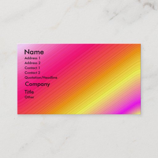 Customizable It's a Party - shaded business card template