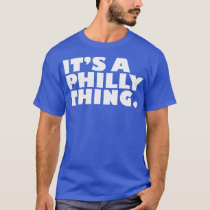 Its A Philly Vintage Text T-Shirt