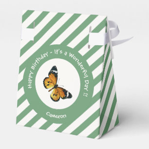 It's a Plain Tiger / African Queen Butterfly Party Favor Boxes