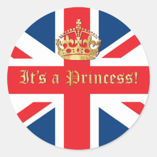 It's a Princess! Classic Round Sticker