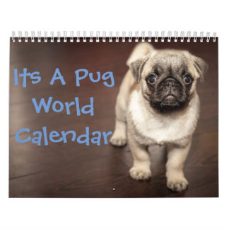 It's A Pug Calendar