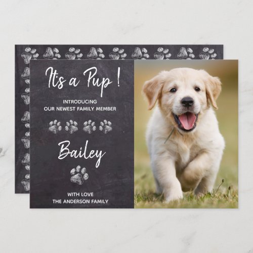 Its A Pup New Pet Dog Puppy Shower Invitation