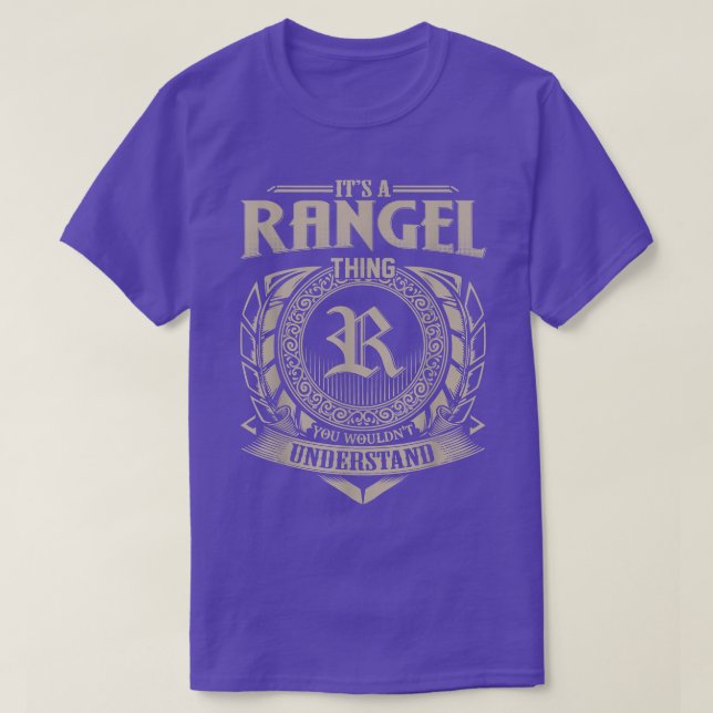 It's A RANGEL Thing You Wouldn't Understand Name V T-Shirt (Design Front)